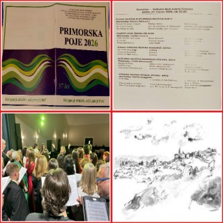 Pevska skupina KD Korte na Primorski poje 2026