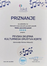 Večer, posvečen pesmi,