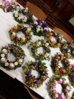 Izdelava adventnih venčkov